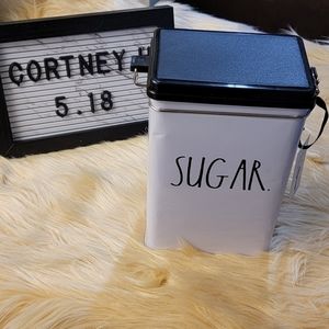 Rae Dunn tin sugar canister